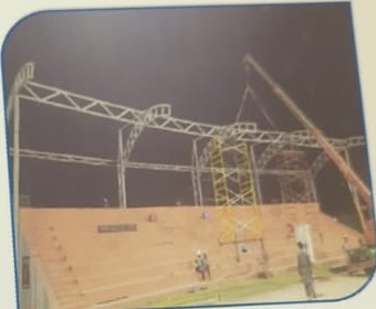 Tensile shed supply and installation for the Open Air Spectators Stand-II at the Sports Complex, DHA Multan